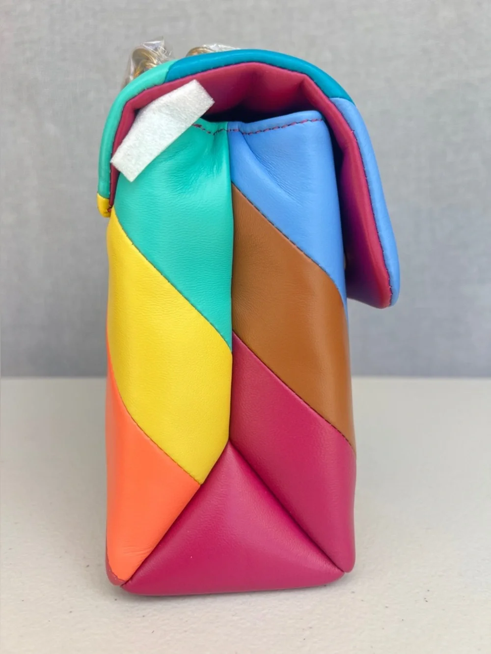 KURT GEIGER Kensington Rainbow Leather convertible bag - Picture 8 of 16